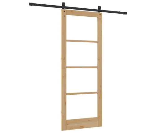 Slankios Durys Orkdal Ruda 83 X 211 Cm Pušies Medienos Masyvas