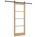 Slankios Durys Orkdal Ruda 83 X 211 Cm Pušies Medienos Masyvas