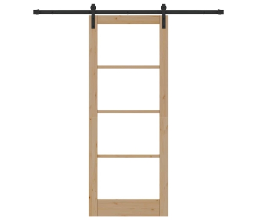 Slankios Durys Orkdal Ruda 83 X 211 Cm Pušies Medienos Masyvas