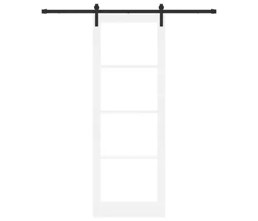 Slīdošās Durvis Orkdal Balts 83 X 232 Cm Priedes Masīvkoks Vidaxl