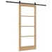Libisev Uks Orkdal Pruun 86 X 198.5 Cm Männipuit