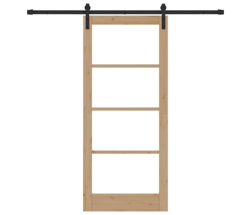 Libisev Uks Orkdal Pruun 86 X 198.5 Cm Männipuit