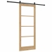Slankios Durys Orkdal Ruda 86 X 211 Cm Pušies Medienos Masyvas