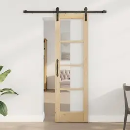 Slīdošās Durvis Cits Orkdal Brūna 61 X 198.5 Cm Vidaxl