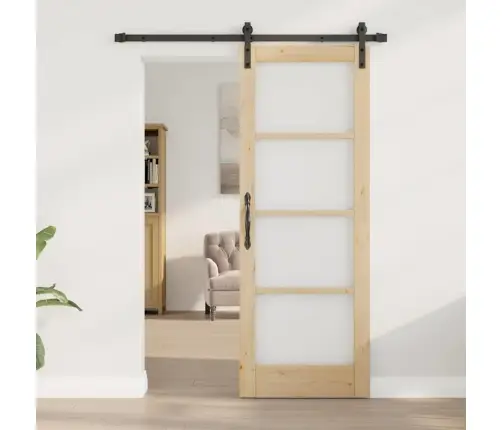 Bīdāmās Durvis Ar ‘Orkdal’ Aparatūru 73.5X198.5 Cm Vidaxl