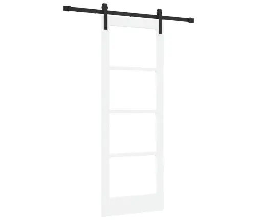 Bīdāmās Durvis Ar Montāžas Komplektu Orkdalbaltas 73.5X198.5 Cm Vidaxl