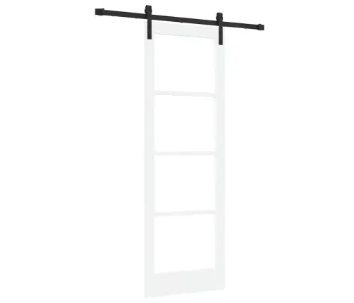 Bīdāmās Durvis Ar Komplektu Orkdalbaltas 73.5X211 Cm Vidaxl