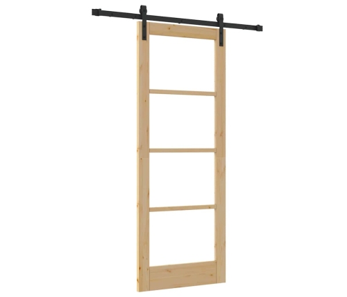 Bīdāmās Durvis Ar Stiprinājumu Orkdal78X202 Cm Vidaxl
