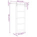 Slankios Durys Kita Orkdal Balta 78 X 202 Cm