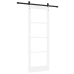 Bīdāmās Durvis Ar Orkdalaparatūras Komplektu Balts 78X211 Cm Vidaxl
