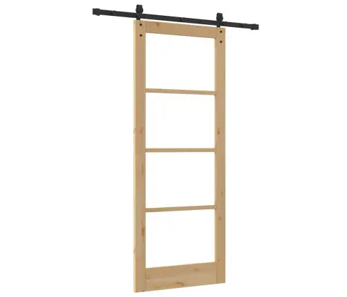 Bīdāmās Durvis Ar Aparatūras Komplektu Orkdal83X211 Cm Vidaxl