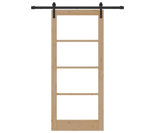 Vidaxl Bīdāmās Durvis Ar Aprīkojuma Komplektu Orkdal86X198.5 Cm