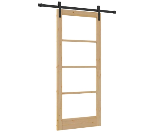 Vidaxl Bīdāmās Durvis Ar Aprīkojuma Komplektu Orkdal86X198.5 Cm