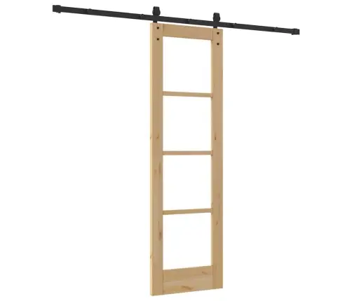 Bīdāmās Durvis Ar Stiprinājumu Komplektu Orkdal61X198.5 Cm Vidaxl