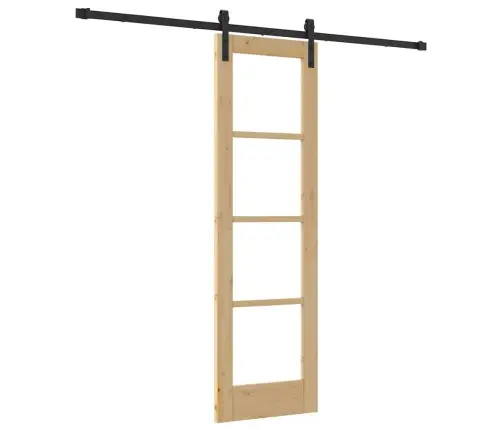 Bīdāmās Durvis Ar Stiprinājumu Komplektu Orkdal61X198.5 Cm Vidaxl