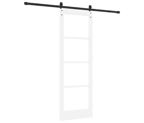 Bīdāmās Durvis Ar Aparatūras Komplektu Orkdalbaltas 73.5X211 Cm Vidaxl