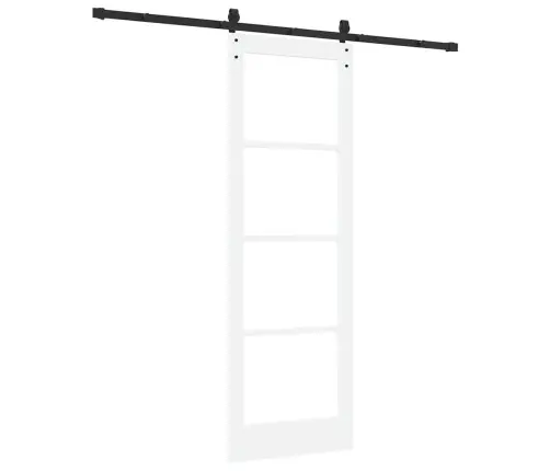Bīdāmās Durvis Ar Aparatūras Komplektu Orkdalbaltas 73.5X211 Cm Vidaxl