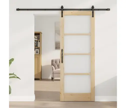Bīdāmās Durvis Ar Aparatūras Komplektu Orkdal78X202 Cm Vidaxl