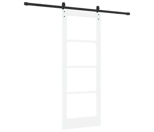 Bīdāmās Durvis Ar Piederumu Komplektu Orkdalbalta 78X202 Cm Vidaxl