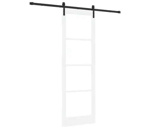 Bīdāmās Durvis Ar Aparatūras Komplektu Orkdalbaltas 78X232 Cm Vidaxl