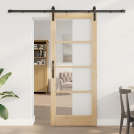 Slīdošās Durvis Cits Orkdal Brūna 83 X 202 Cm Vidaxl