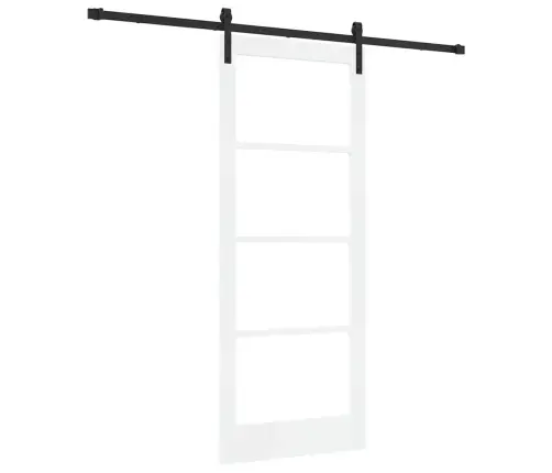 Bīdāmās Durvis Ar Aparatūras Komplektu Orkdalbaltas 83X202 Cm Vidaxl