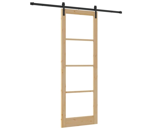 Bīdāmās Durvis Ar Kvalitātes Komplektu Orkdal83X232 Cm Vidaxl