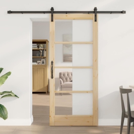 Slīdošās Durvis Cits Orkdal Brūna 86 X 198.5 Cm Vidaxl