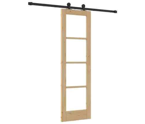 Stumdomos Durys Orkdal Ruda 61 X 198.5 Cm Medis Ir Metalas