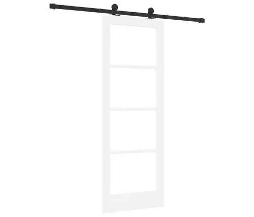 Libisev Uks Orkdal Valge 73.5 X 198.5 Cm Puit Ja Metall