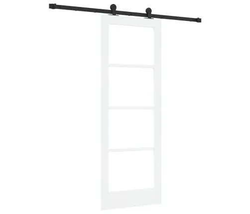 Libisev Uks Orkdal Valge 73.5 X 198.5 Cm Puit Ja Metall
