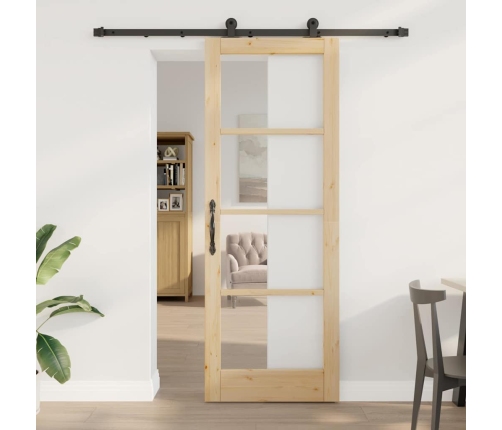 Stumdomos Durys Orkdal Ruda 78 X 211 Cm Medis Ir Metalas