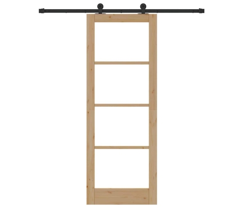 Stumdomos Durys Orkdal Ruda 78 X 211 Cm Medis Ir Metalas