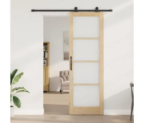 Slankios Durys Orkdal Natūrali Ir Juoda 78 X 232 Cm