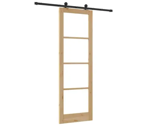 Slankios Durys Orkdal Natūrali Ir Juoda 78 X 232 Cm