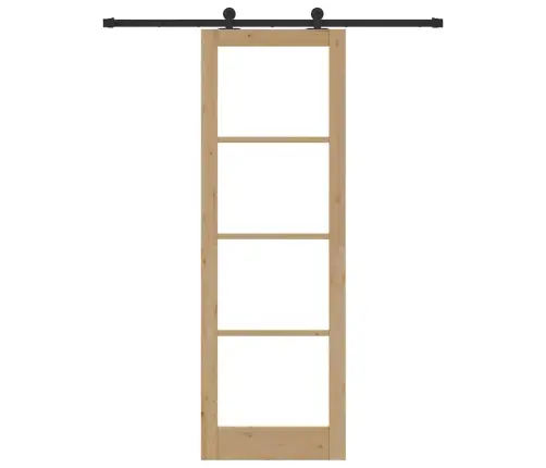 Slankios Durys Orkdal Natūrali Ir Juoda 78 X 232 Cm