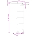 Libisev Uks Orkdal Pruun 78 X 232 Cm Puit Ja Metall