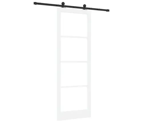 Libisev Uks Orkdal Valge 83 X 232 Cm Puit Ja Metall