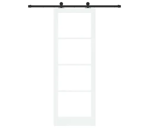 Libisev Uks Orkdal Valge 83 X 232 Cm Puit Ja Metall
