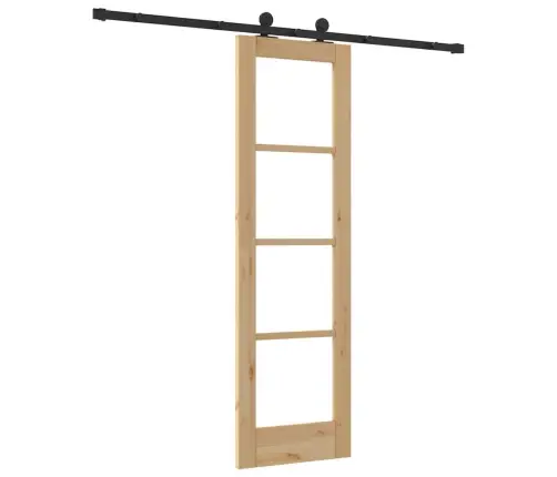 Libisev Uks Orkdal Pruun 61 X 198.5 Cm Puit Ja Metall