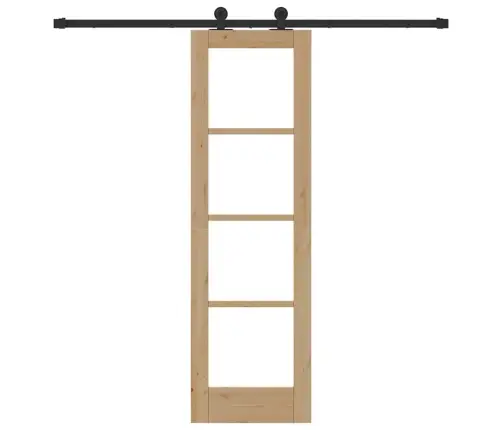 Libisev Uks Orkdal Pruun 61 X 198.5 Cm Puit Ja Metall