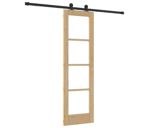 Libisev Uks Orkdal Pruun 61 X 198.5 Cm Puit Ja Metall