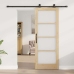Libisev Uks Orkdal Pruun 78 X 202 Cm Puit Ja Metall