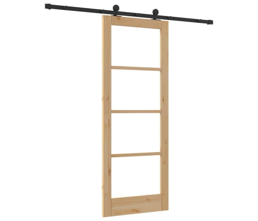 Libisev Uks Orkdal Pruun 78 X 202 Cm Puit Ja Metall