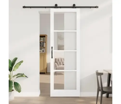 Stumdomos Durys Orkdal Balta 78 X 232 Cm Medis Ir Metalas Stumdomos Durys Orkdal Balta 78 X 232 Cm Medis Ir Metalas