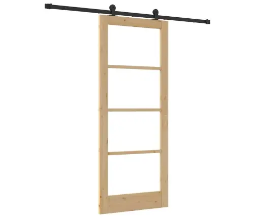 Stumdomos Durys Orkdal Ruda 83 X 202 Cm Medis Ir Metalas