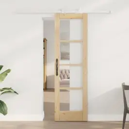 Stumdomos Durys Orkdal Ruda 61 X 198.5 Cm Medis Ir Metalas