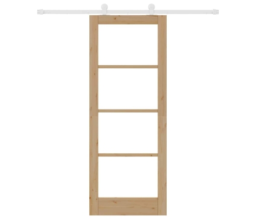 Libisev Uks Orkdal Pruun 78 X 202 Cm Puit Ja Metall