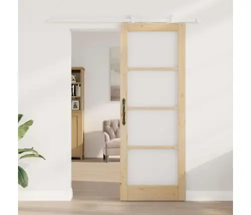 Stumdomos Durys Orkdal Ruda 78 X 211 Cm Medis Ir Metalas