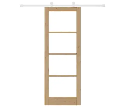 Stumdomos Durys Orkdal Ruda 78 X 211 Cm Medis Ir Metalas